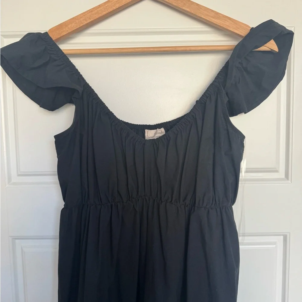 Universal Thread Black Ruffle Maxi Dress - Picture 3 of 5